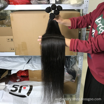 40 inch brazilian human hair raw cambodian hair, 100% virgin 8 to 40 inch human hair, organic remy 40 inch virgin hair